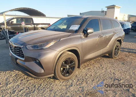 2023 Toyota Highlander Le из США, поврежденный, VIN 5TDKDRAH3PS501901